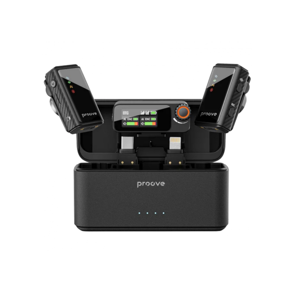 Microphone Wireless Microphone System Proove Forum Pro (Lightning/Type-C/AUX), Black