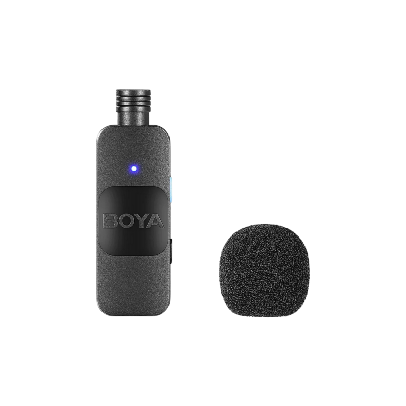 Микрофон беспроводной Boya BY-V20 Ultracompact (тип C — 2 микрофона), черный