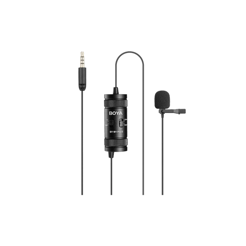 Lavalier Microphone Boya BY-M1 Pro II, Black