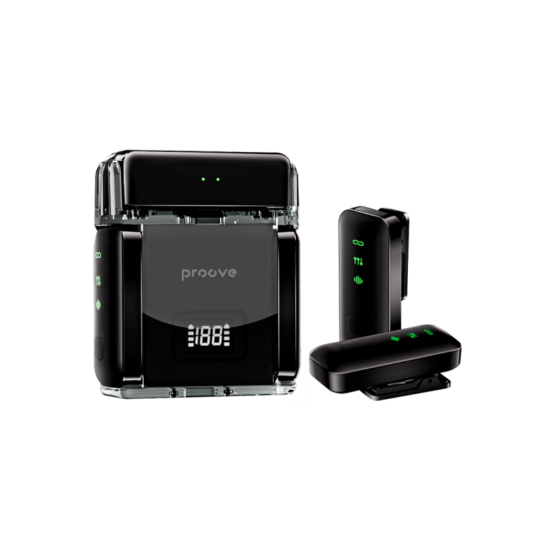 Микрофон Proove Live (Lightning/Type C -2mic) Black