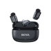 Микрофон беспроводной Boya Mini-15 Ultracompact (Lightning / 2 микрофона), черный