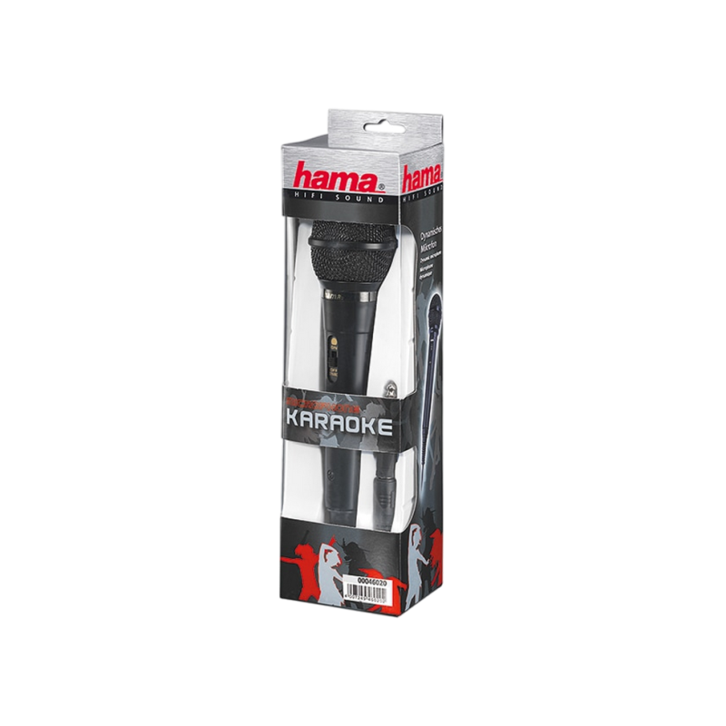 Динамический микрофон Hama DM-20 (046020) черный