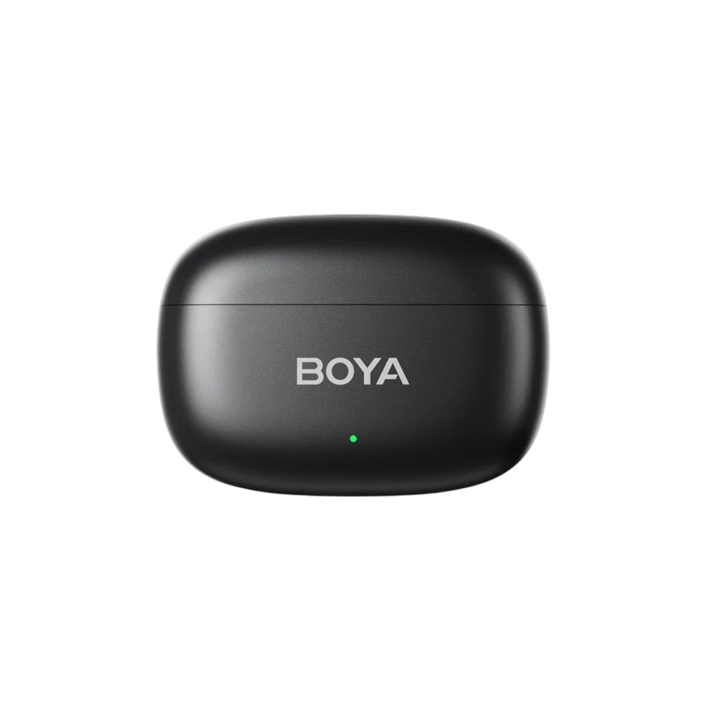 Microphone Wireless Boya Mini 2-03 Ultracompact (2 TX+ 2RX Lightning Plug+ Charging case), Black