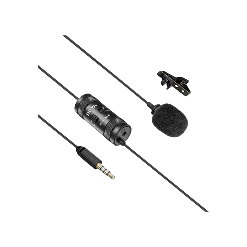 Lavalier Microphone Boya BY-M1 Pro II, Black