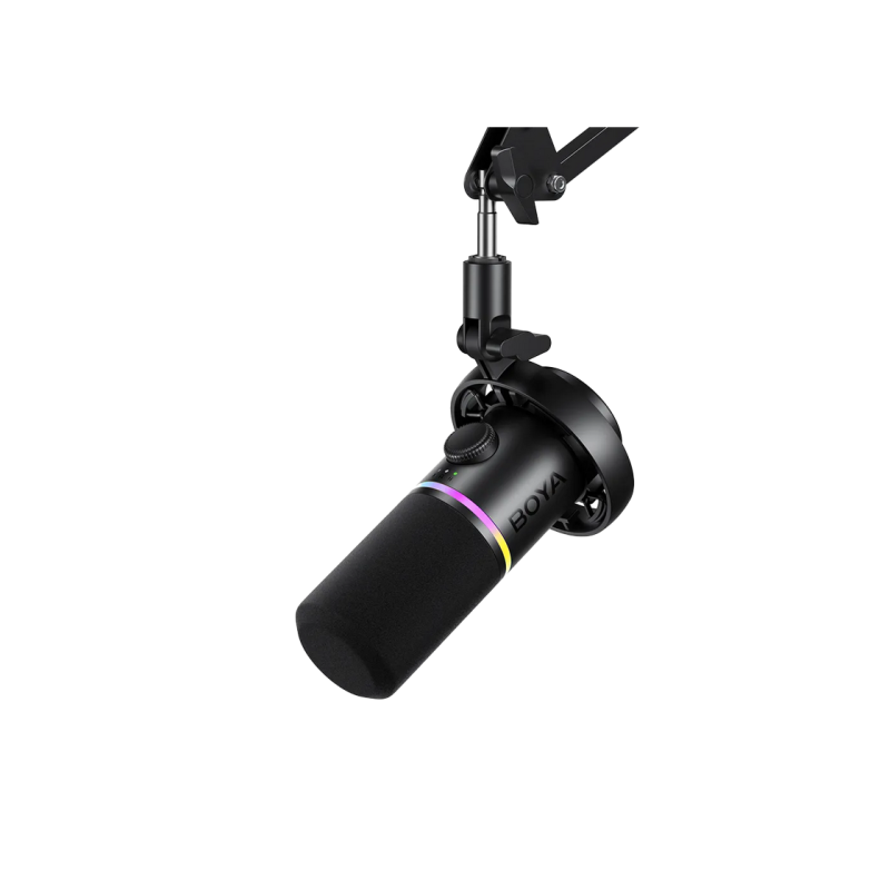 Микрофон для подкастов BOYA CastMic S60B, черный