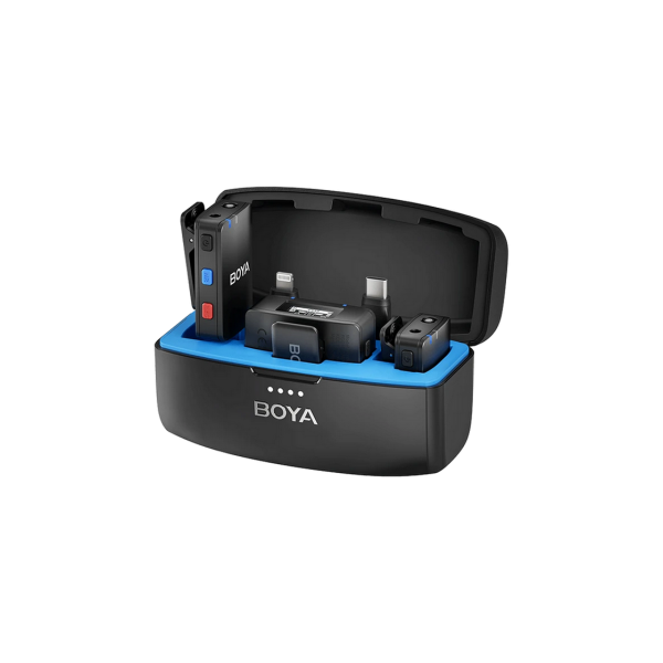 Microphone Wireless Boya BOYAMIC 3in1 (2 mic), Black
