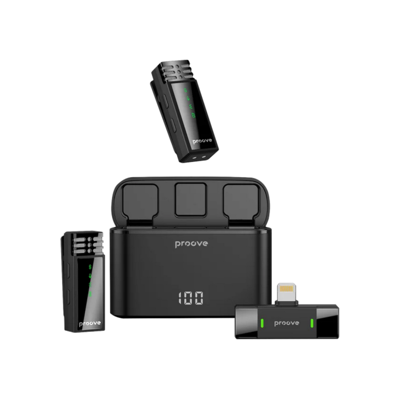 Микрофон Microphone Proove Record Lightning (2 mic), Black