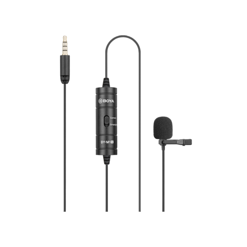 Lavalier Microphone Boya BY-M1S, Black