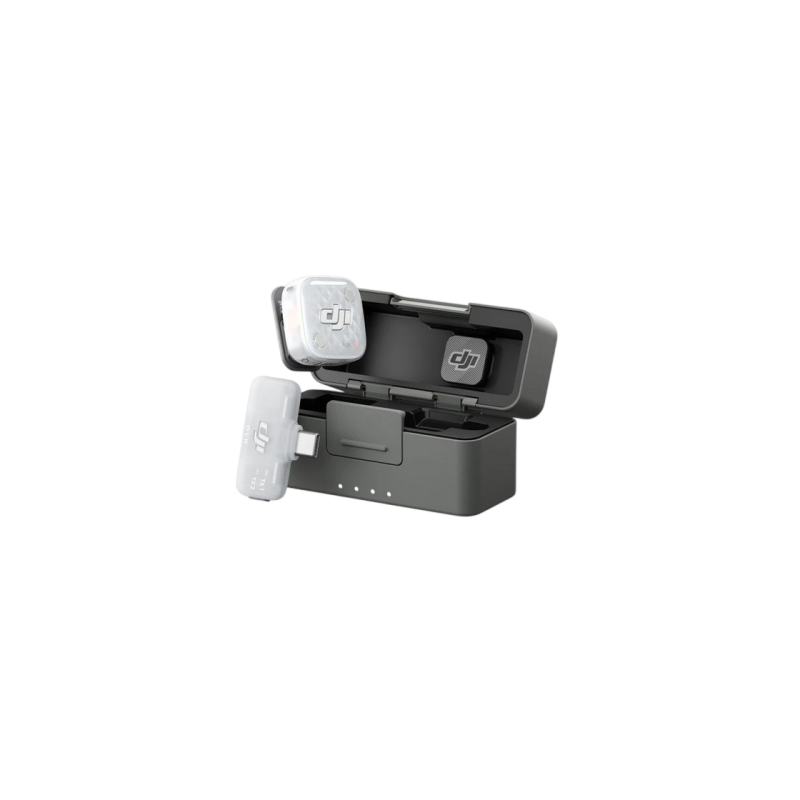 DJI Mic Mini 2S (1 TX + 1 Mobile RX + Charging Case), Black