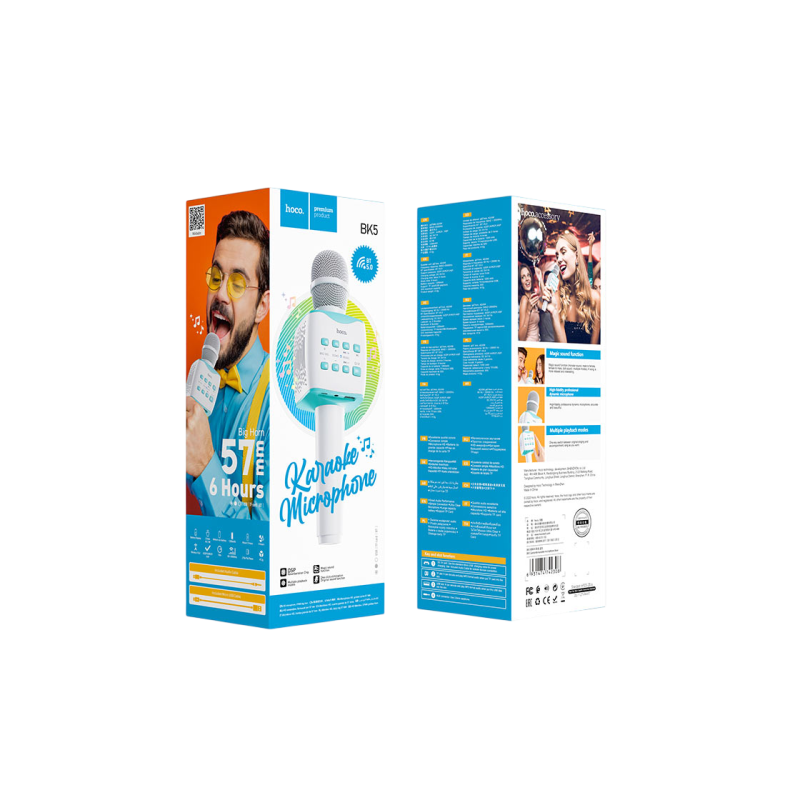 Hoco BK5 Cantando karaoke microphone, Blue