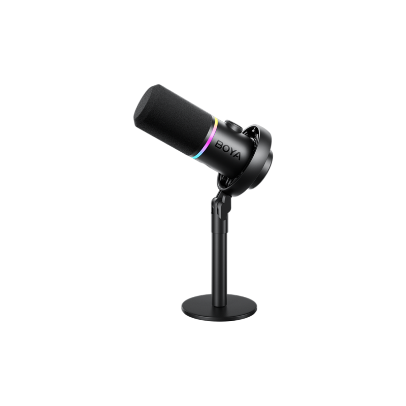 Микрофон для подкастов BOYA CastMic S60D, черный
