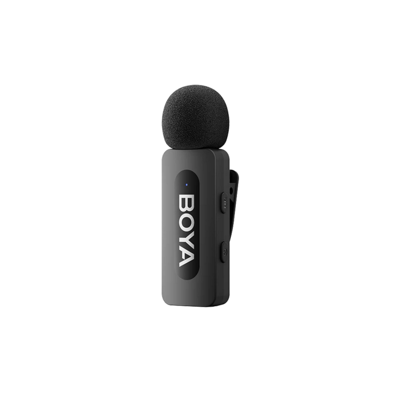Microphone Wireless Boya BY-V10 V2.0 Ultracompact (Type C - 1TX+1RX) Black