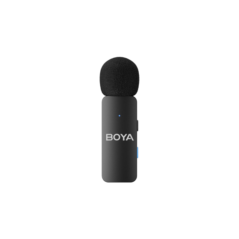 Микрофон беспроводной Boya BY-V4 + чехол для зарядки (4 микрофона) 4VU черный (тип C)