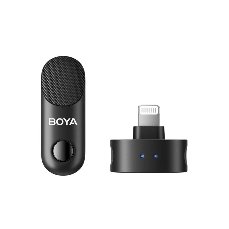 Microphone Wireless Boya Magic Ultracompact (Lightning / Type C/3.5 mm  - 2 mic), Black 02