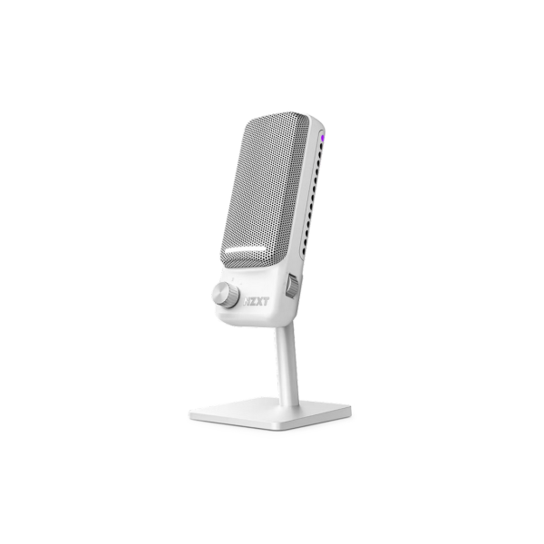 Микрофоны NZXT Capsule Elite, 25 мм, кардиоидный, встроенный поп-фильтр, металлическая стойка, управление на микрофоне, 120 дБ, 24 бит