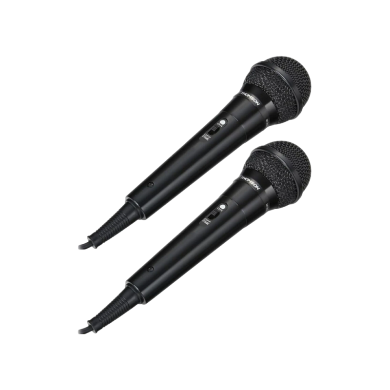 Thomson 131780 M135D Dynamic Microphone, Karaoke, Pack of 2