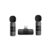 Микрофон беспроводной Boya BY-V20 Ultracompact (тип C — 2 микрофона), черный