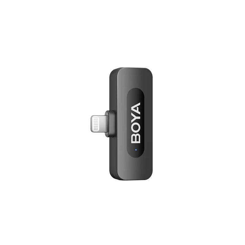 Микрофон беспроводной Boya BY-V3 Combo Ultracompact (Lightning / Type C - 2 микрофона), черный
