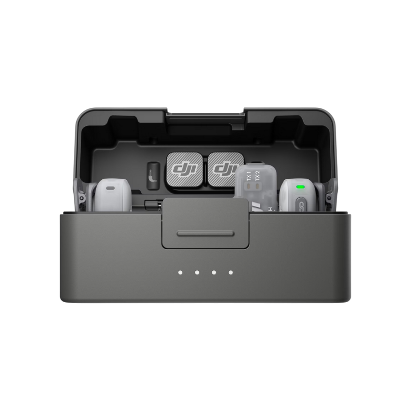 DJI Mic Mini 2 (2 TX + 1 Mobile RX + Charging Case), Black