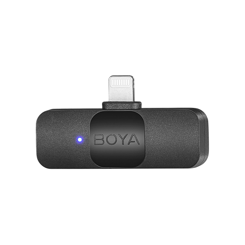 Микрофон беспроводной Boya BY-V1 Ultracompact (Lightning - 1 микрофон), черный