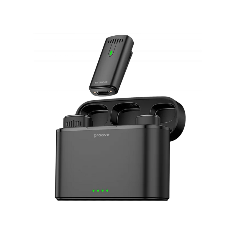 Microfon Microphone Proove Demo Type-C (2 mic), Black