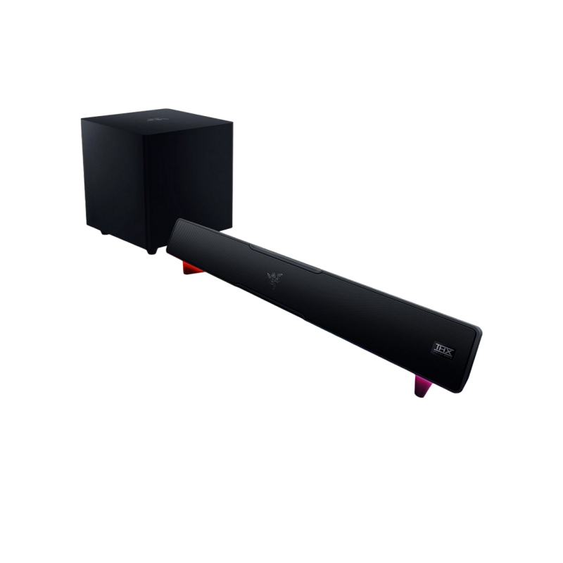 Gaming Soundbar & Subwoofer Razer Leviathan V2, THX Spatial Audio, RGB, BT 5.2/USB
