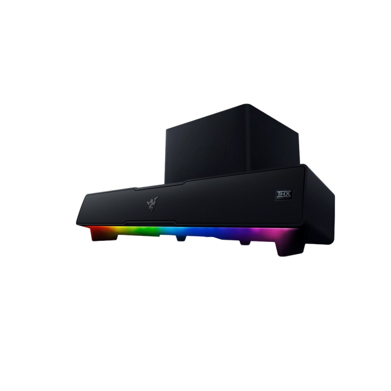 Gaming Soundbar & Subwoofer Razer Leviathan V2, THX Spatial Audio, RGB, BT 5.2/USB