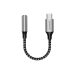 Adapter AUX Proove SoundMesh Type-C to 3.5mm, Gray
