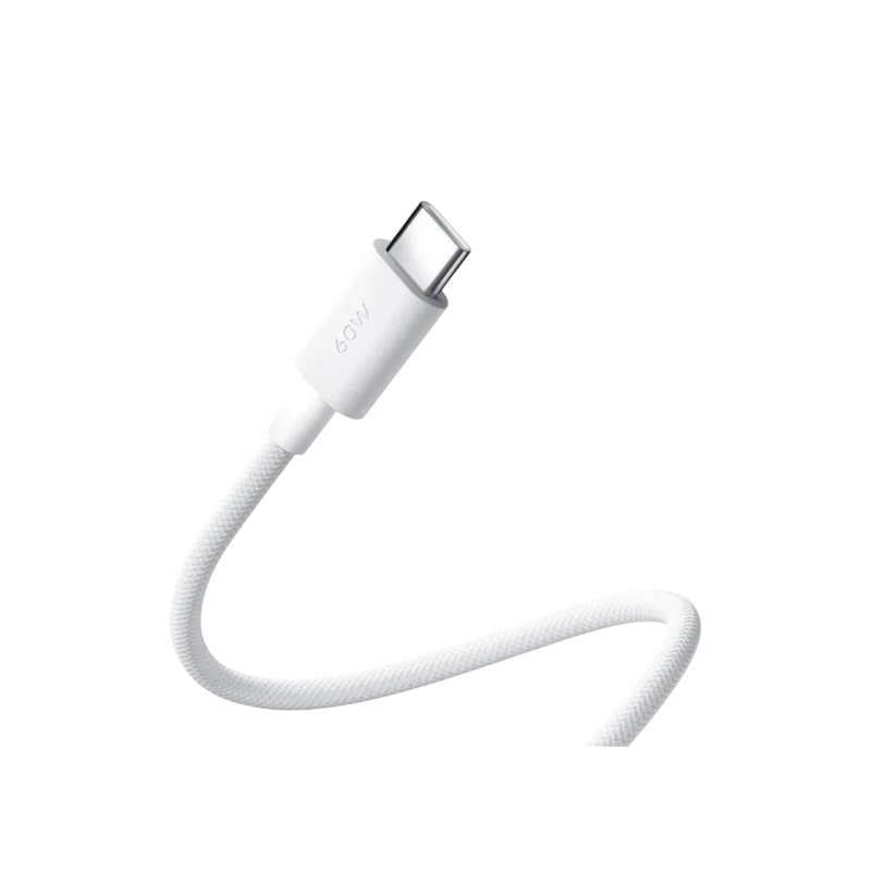 Cablu Type-C (Type-C), Xiaomi 3A Braided (1m),White