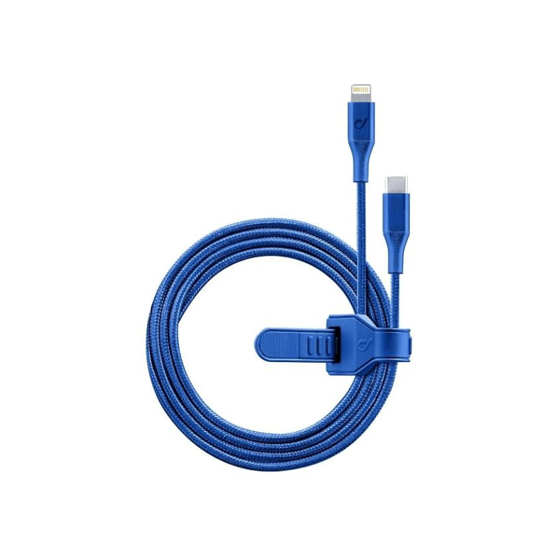 Кабель Type-C - Lightning для сотовой связи, спутниковой связи MFI, 1M, синий