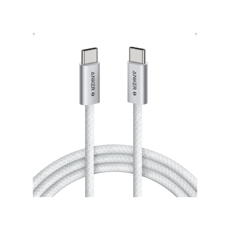 Type-C to Type-C Cable Anker, Zolo, 1M,  240W, White