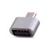 Адаптер USB Remax micro OTG, серебристый