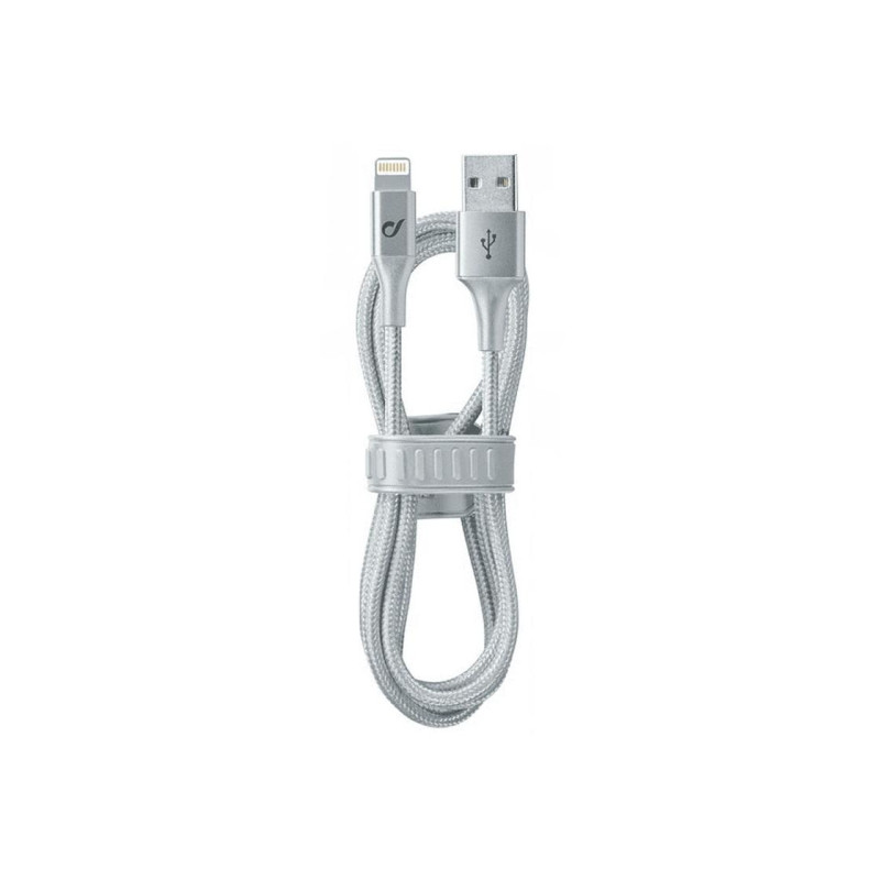Lightning Cable Cellular, Satellite MFI, 1M, Silver