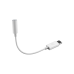 Адаптер USB-C на 3,5 мм Jack, Cellularline, белый