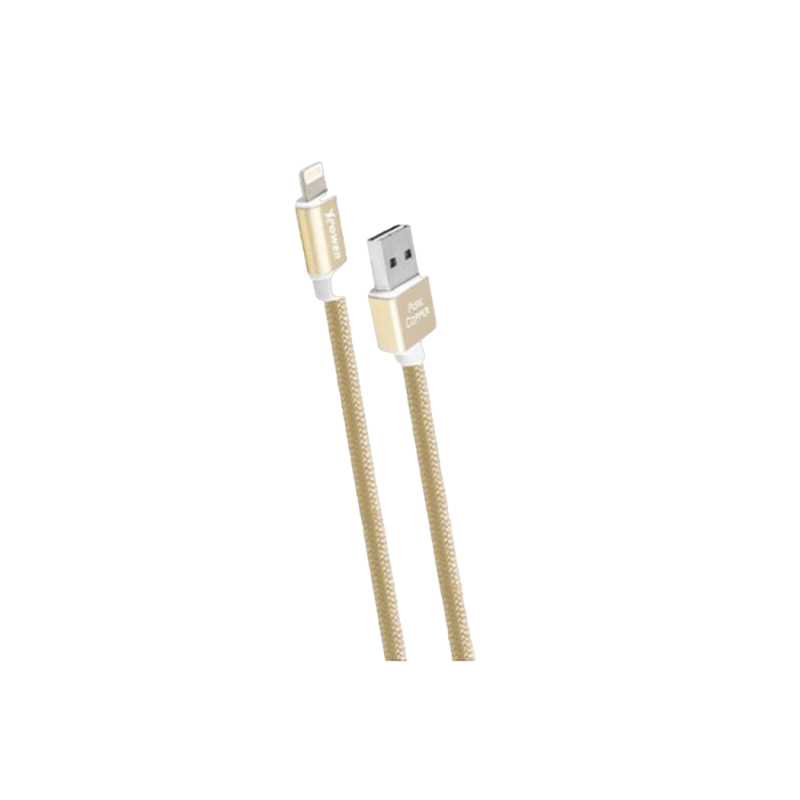 Xpower Type-C cable, Nylon Gold.