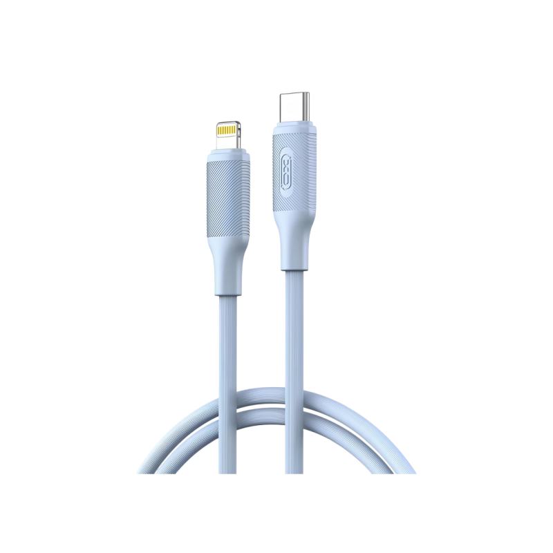 Кабель Type-C - Lightning XO, быстрая зарядка PD 27 Вт, NB-Q265A, синий