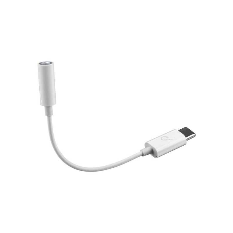 Адаптер USB-C на 3,5 мм Jack, Cellularline, белый