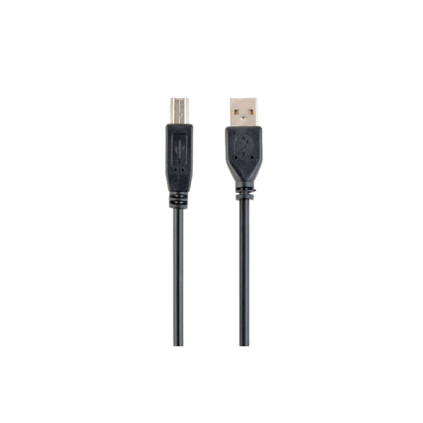 Кабель USB, AM/BM, 1,8 м, USB2.0, Высокое качество, Cablexpert, Черный, CCP-USB2-AMBM-6