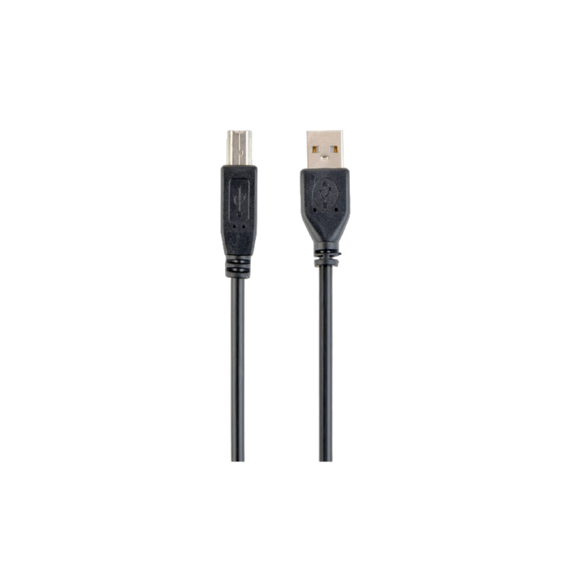 Кабель USB, AM/BM, 1,8 м, USB2.0, Высокое качество, Cablexpert, Черный, CCP-USB2-AMBM-6