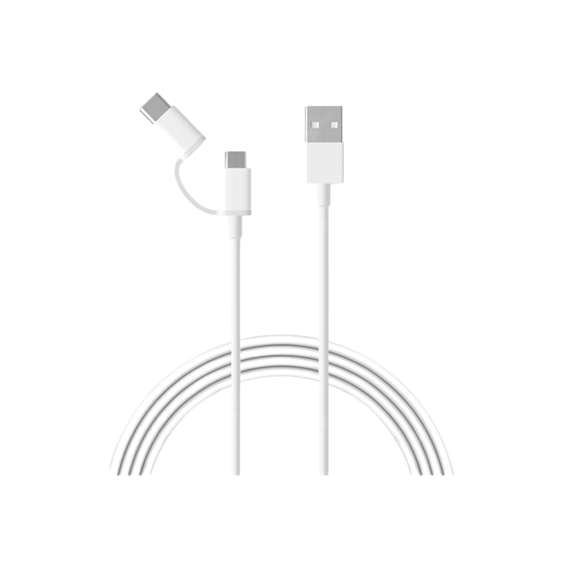 Xiaomi 2in1 Micro USB to Type C, 1M
