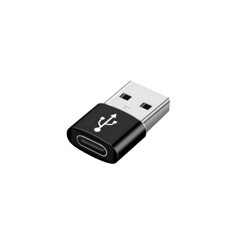 Адаптер USB2.0 папа / Type-C мама, AM/CF, Cablexpert, A-USB2-AMCF-02