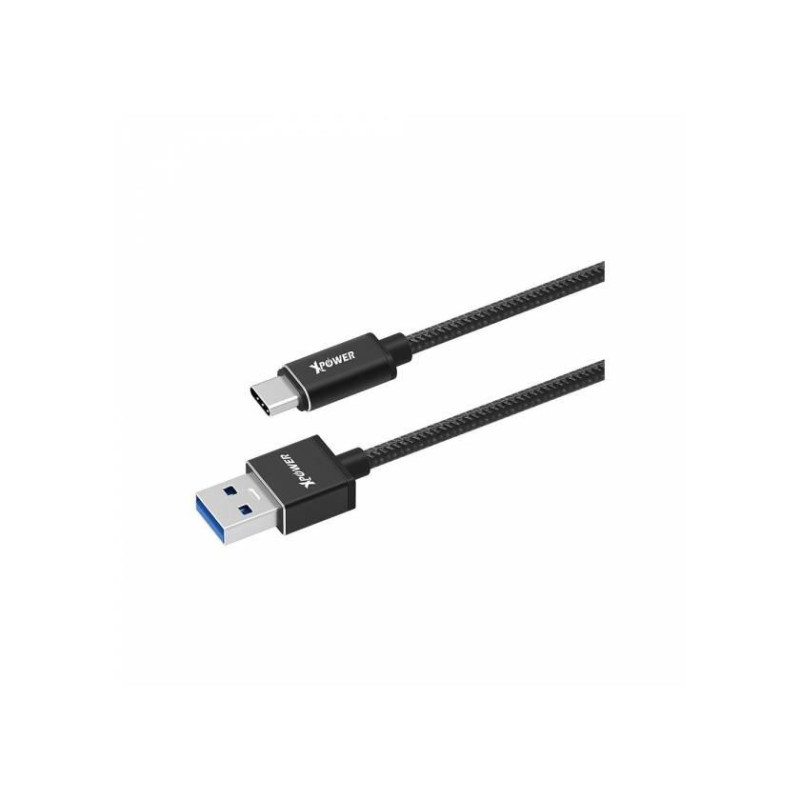 Xpower Lightning cable, Nylon Black