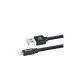 Xpower Lightning cable, Nylon Black