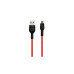 Кабель Micro-USB XO, с оплеткой, NB55, красный