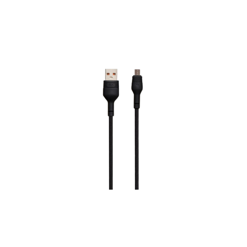 Кабель Micro-USB XO, Brained, NB55 черный