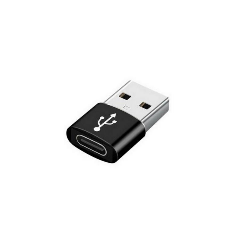 Адаптер USB2.0 папа / Type-C мама, AM/CF, Cablexpert, A-USB2-AMCF-02