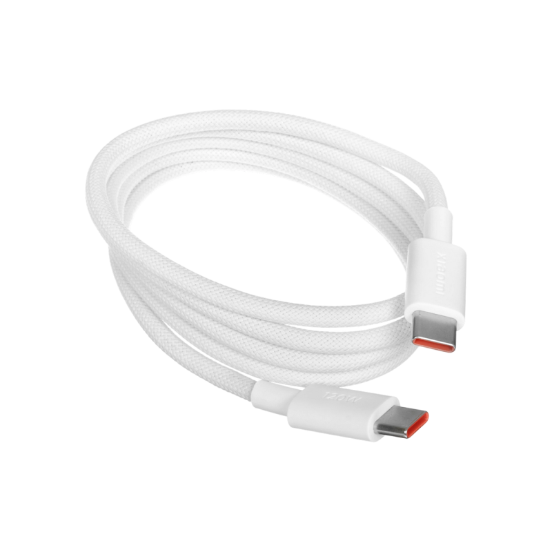 Type-C to Type-C Cable Xiaomi, Braided, 6A, 1M, Black