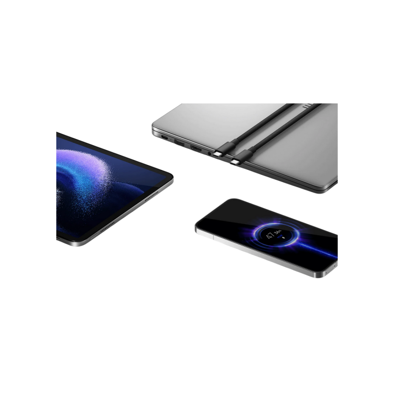 Кабель Type-C — Type-C Xiaomi, в оплетке, 6 А, 1 м, черный