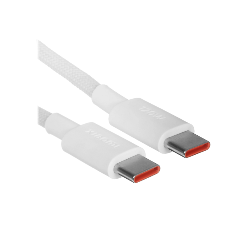 Type-C to Type-C Cable Xiaomi, Braided, 6A, 1M, Black