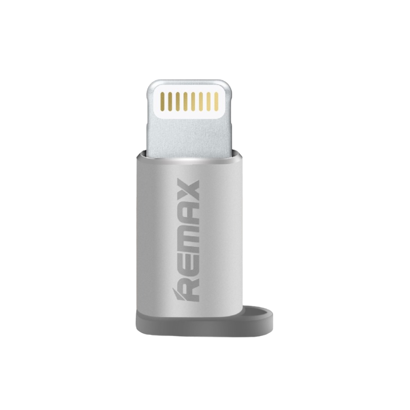 USB-адаптер Remax micro-lightning, серебристый